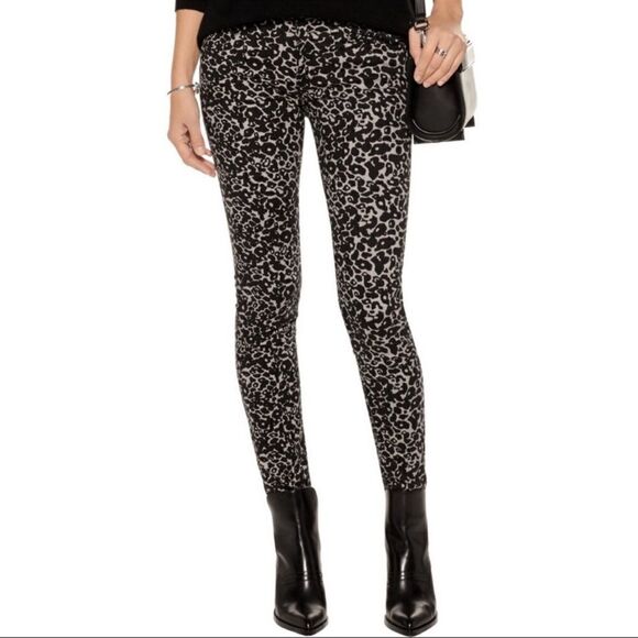 rag & bone Amoeba Skinny Printed Leopard Mid Rise Jeans 27 - Picture 2 of 7